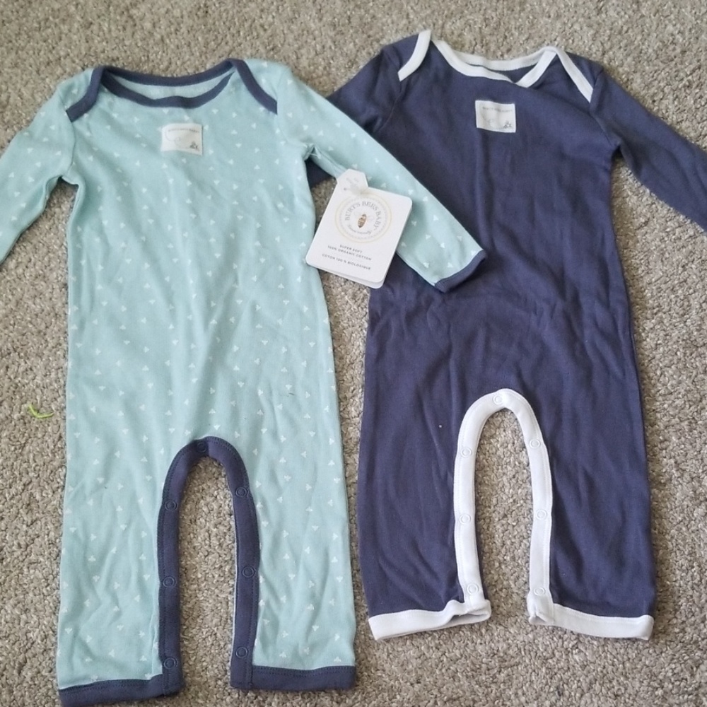 NWT Burt's bees organic onesies